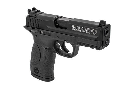 The S&W M&P 22LR Pistol is a scaled down version of the full size models